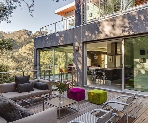 Kaliforniya dağ evi tasarımı