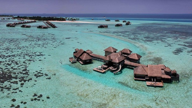 Maldivler egoztik otel dekorasyonu